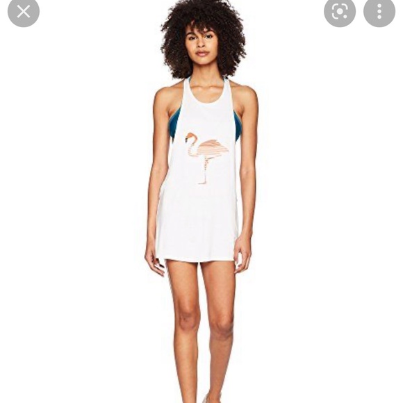 NWT The Bikini Lab Flamingo Tank Top size medium - Picture 2 of 7